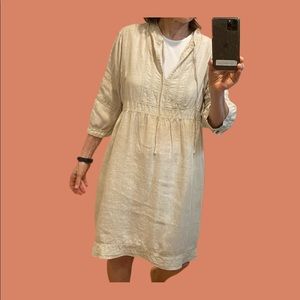 Mango Linen Dress